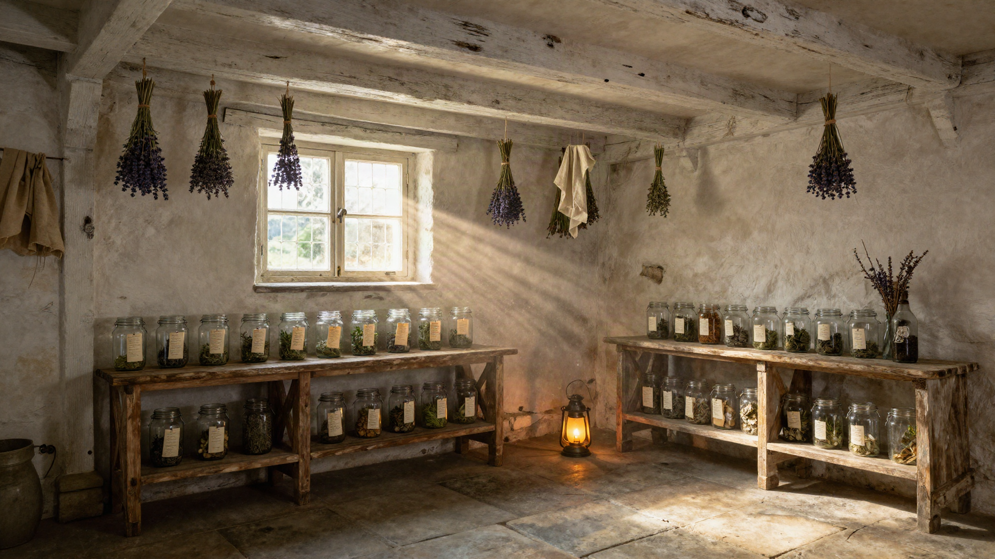 Concept art: a cellar scene for The Archive